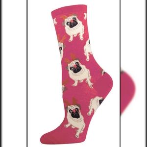 Dog with antlers socks